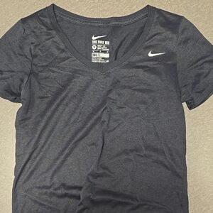 Nike Women's Charcoal V-Neck Tee